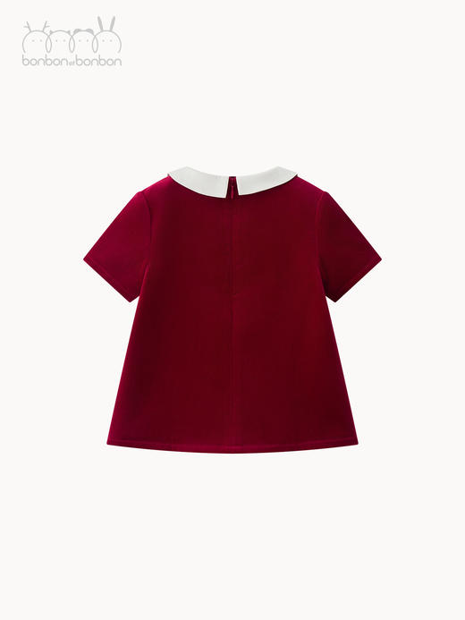 波尔多红丝绒上衣 商品图1