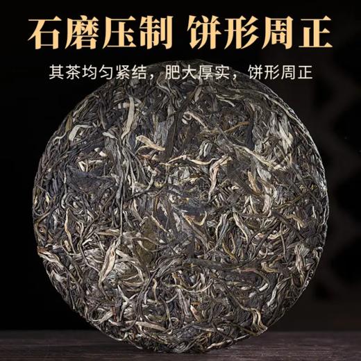 薄荷塘 普洱茶（生茶）茶叶礼盒(含茶刀) 精品茶礼 云南大叶种晒青茶 200g/饼 商品图4