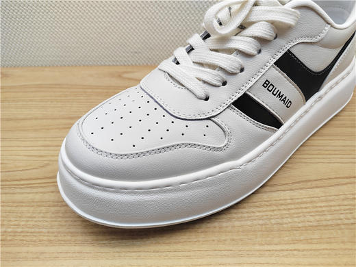 2024豪行春季新款14127121牛皮真皮轻便运动休闲男鞋单鞋 商品图1