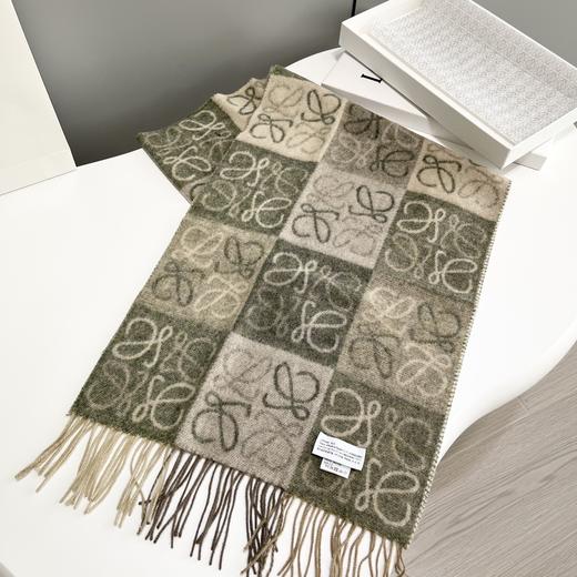 罗意威 双面棋盘格围巾 中性风 （ZT*DSX） 商品图2