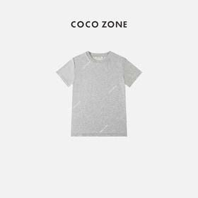 COCO ZONE 2023夏款通勤风圆领短袖T恤上衣 23C18654