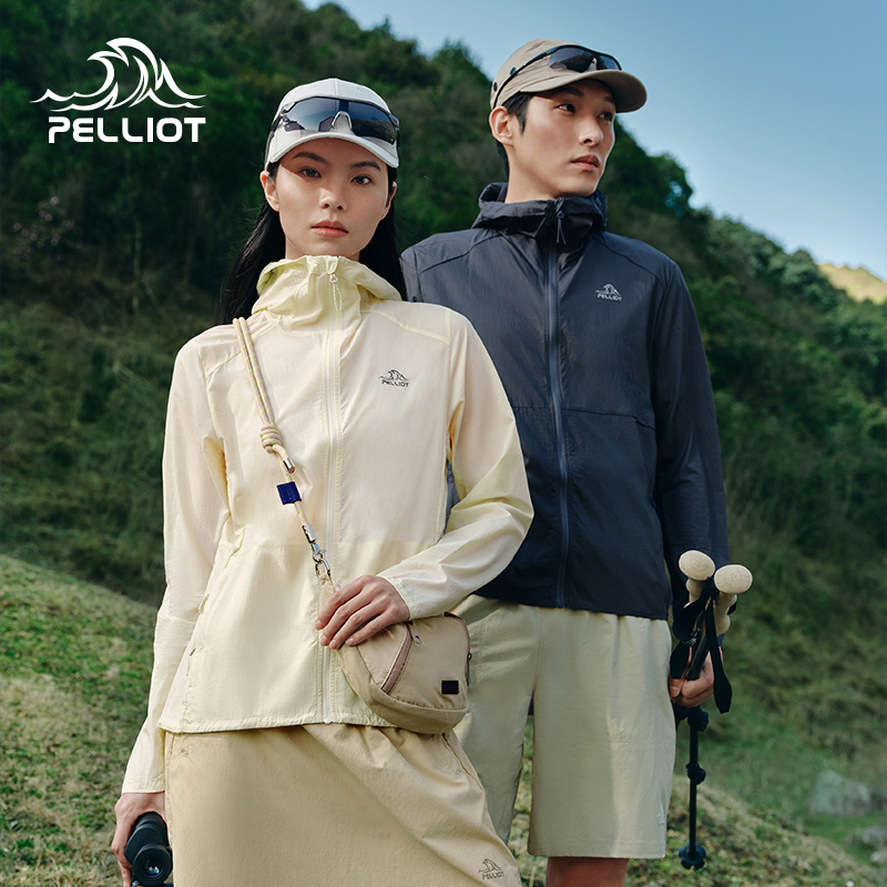 【轻风】伯希和情侣防晒衣女新款防晒服男户外透气皮肤衣轻薄外套