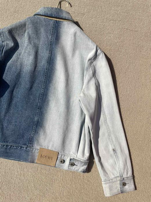 918-3 lew男女同款喷白牛仔夹克 商品图9