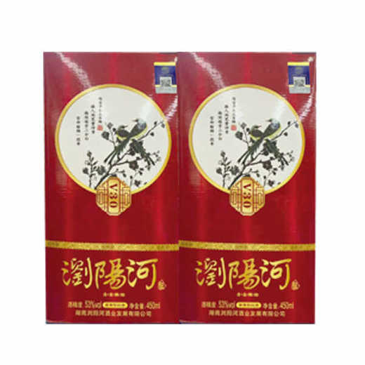 【9.9元/瓶】浏阳河V30酱香型53°白酒450ml（0501926） 商品图0