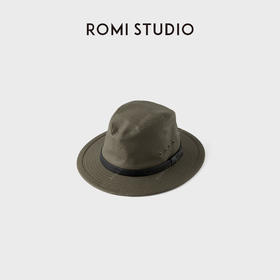 ROMI STUDIO“英伦爵士”油蜡棉帆布防渗水复古绅士礼帽 RWCAP35722