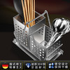 【跨境出口筷子笼】304不锈钢餐具收纳架多用途加厚可沥水置物架家用便携厨具整理架 商品缩略图1
