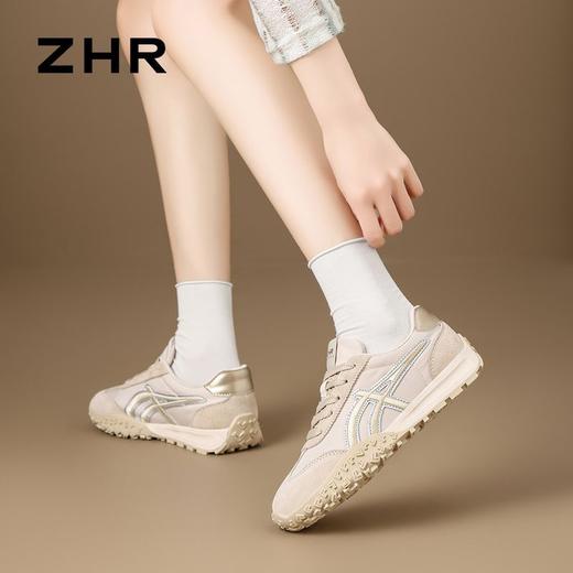 ZHR则则增高简约百搭舒适德训鞋2025秋季新款防滑运动休闲鞋 商品图6
