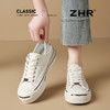 ZHR帆布鞋女休闲板鞋2025女新款透气百搭软底圆头厚底小白鞋 商品缩略图1