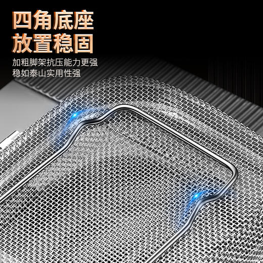 【跨境出口德国筷子收纳笼】304不锈钢筷子收纳笼多用途可沥水餐具收纳盒可滤水餐勺便携盒子 商品图2