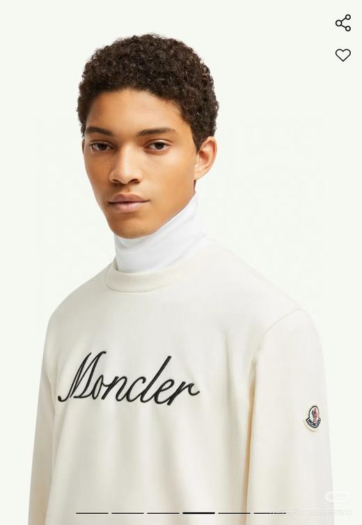 M可 字母刺绣圆领休闲卫衣 Z-15627 商品图0