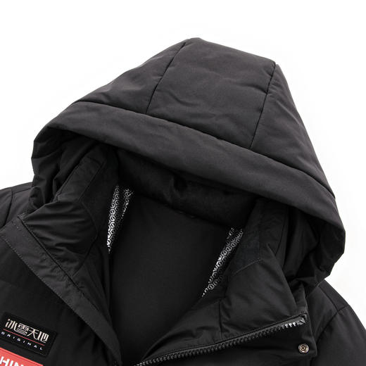 【含鸭绒】圣得西男士2025秋冬款时尚百搭连帽中长款易打理羽绒服 商品图10