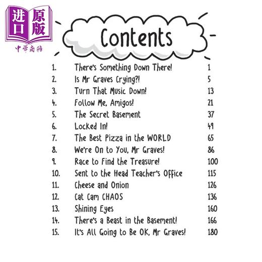 【中商原版】伊兹和朋友们13 地下室里有怪兽 Izzy and Friends There s a Beast in the Basement 英文原版 小初文学进口图书 商品图1