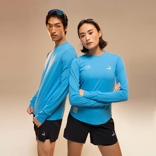 优极UG 3D爽弹透气跑步长袖T恤 商品图4