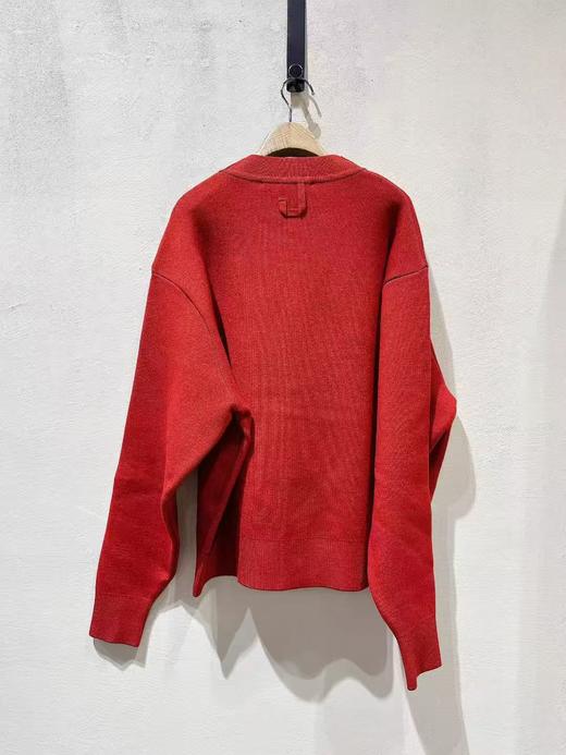 女款V领针织开衫毛衣 商品图1