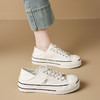 ZHR帆布鞋女休闲板鞋2025女新款透气百搭软底圆头厚底小白鞋 商品缩略图0