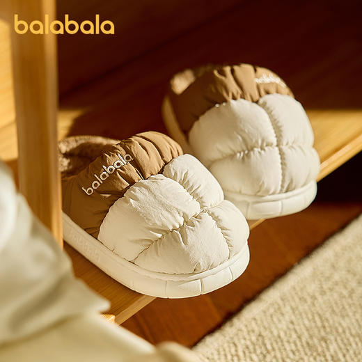 巴拉巴拉童鞋儿童棉拖鞋男童女童室内家居鞋加绒秋冬2025新款棉鞋 商品图2