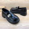豪行春季新品时尚休闲真皮浅口低跟女单鞋乐福鞋24175011 商品缩略图2