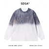 SDSA男士秋冬新款痞帅男装韩版凌乱线条涂鸦圆领卫衣百搭时尚上衣 商品缩略图1