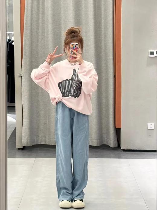 【高品质私服】【JN狗狗图案套头粉色卫衣】柔软舒适 | 挺括性好 | 质地细密G1564-CC【无标出货 介意慎拍】 商品图3