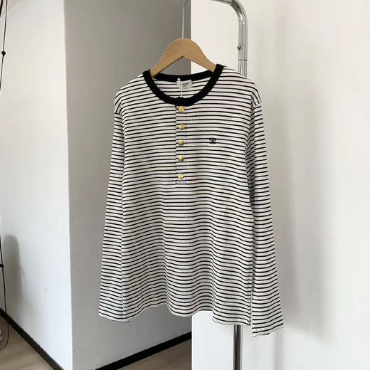 高品质款！ 凯x门金口条纹长袖T恤！ 商品图13