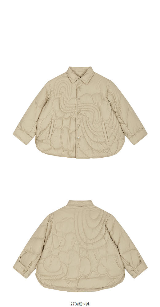 jnby   25年冬款  轻薄短款羽绒服   1P0C11030 商品图9