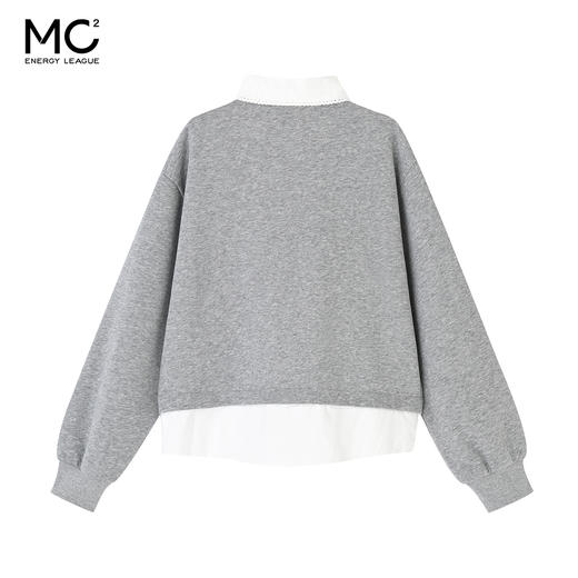 女装花边衬衫领拼接卫衣-37831W5232033 商品图4