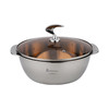 贝伦斯304不锈钢双耳多用火锅多用盆三件套带盖 商品缩略图5