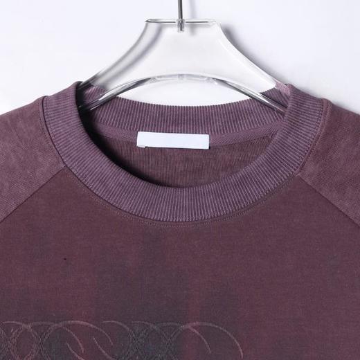 SDSA男士秋冬新款痞帅男装潮牌渐变刺绣图案圆领卫衣百搭复古上衣 商品图1