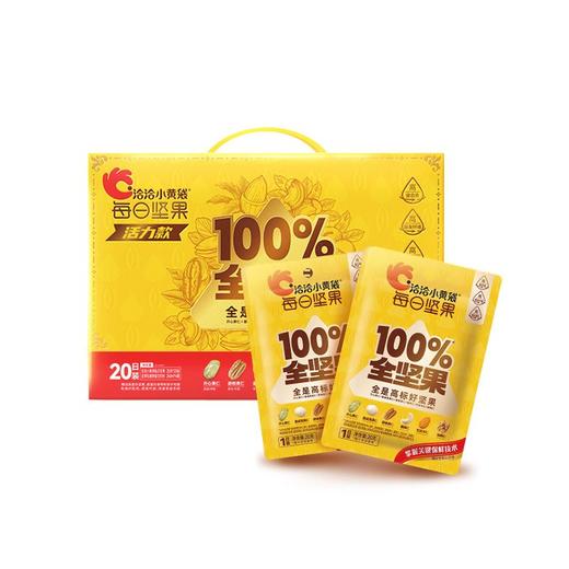 J洽洽20g*20袋+240ml*4罐每日坚果全坚果礼盒 商品图0
