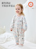 Domiamia 婴幼儿夹棉长袖圆领斜开爬服 秋冬款加厚保暖新生儿连体衣 商品缩略图0