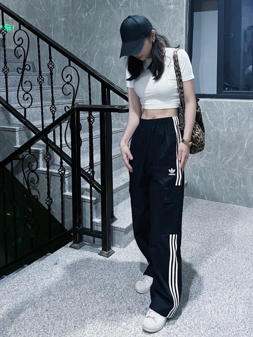 AD新款百搭潮物休闲直筒多功能工装裤运动裤 商品图5