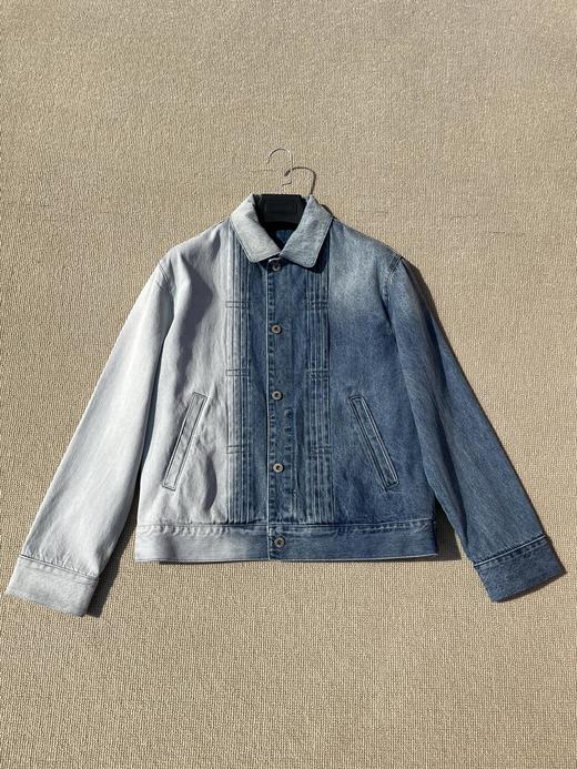 918-3 lew男女同款喷白牛仔夹克 商品图8