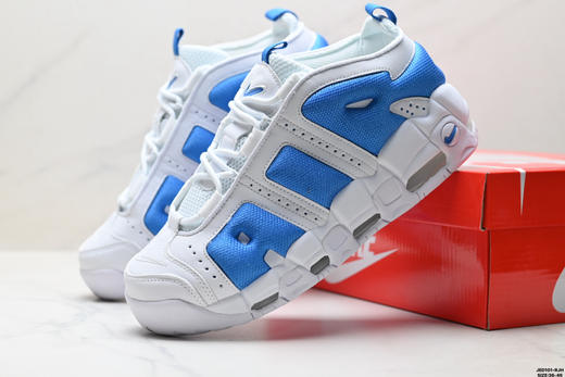 耐克Nike Air More Uptempo GS Barely皮蓬经典简约复古篮球鞋415082-105男女鞋 商品图7