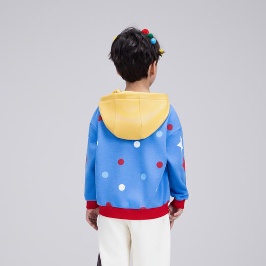 年衣童装女童外套儿童25秋冬新款男孩宝宝连帽卫衣盼达啵啵外套 商品图4