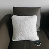 外贸原单UGG 靠枕，抱枕。针织全棉水洗绞花图案，配羊羔绒。可以脱卸，内芯填充物是羽丝棉，弹性好不易塌，尺寸50*50
原价59.99美金。 商品缩略图5