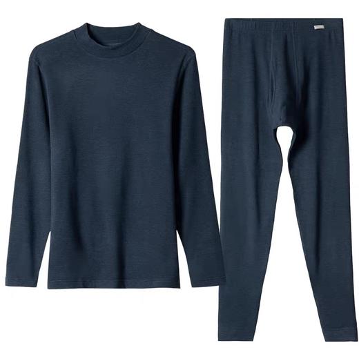 【蚕丝羊绒双面绒暖衣+暖衣 鸿运甄选礼盒】蚕丝羊绒双面绒 加绒发热 加厚保暖衣组合保暖衣两套30/23831W 35/23828W 商品图2