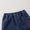 【奥利绒】马克珍妮女童爱心绣花牛仔微喇裤2025年冬装新款551529 商品缩略图3