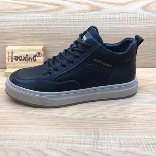 豪行冬季新款13451320牛皮时尚运动休闲高帮加厚男鞋 商品图1