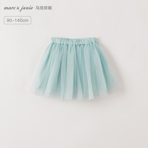 马克珍妮女童蓬松甜美网纱裙2025年秋装新品551919 商品图0