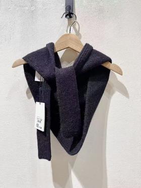 中性款针织披肩围巾