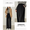 【内购】【5色可选】简约通勤梨型身材松紧高腰遮肉显瘦厚直筒长裤-153K80276 商品缩略图2