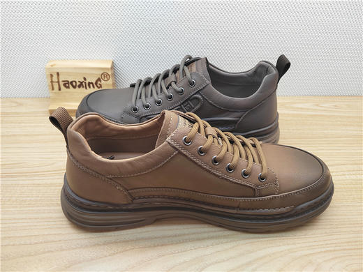 豪行秋冬新款13317703真皮时尚休闲男鞋运动鞋单鞋 商品图4