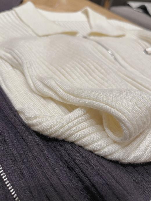 【门店同款】ENJOY秋季翻领拉链无袖针织 164495417 商品图5
