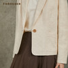 Famecoco原创肌理感提花西装外套短款一粒扣休闲西服FAC6AW012 商品缩略图3