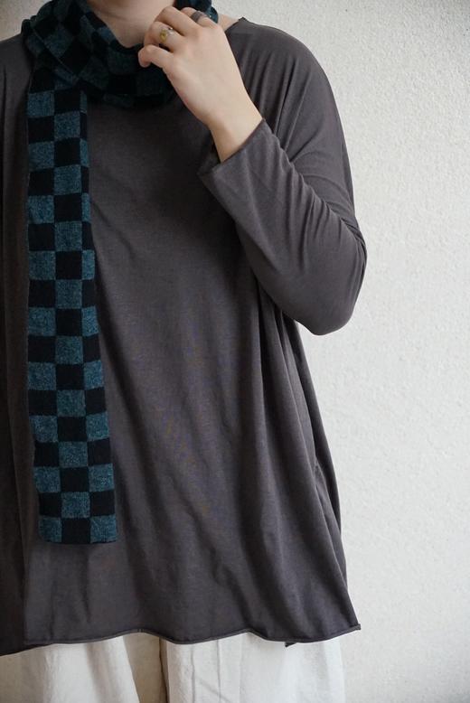 ALBUM DI FAMIGLIA 黑/深灰色可选圆领上衣T恤 商品图1