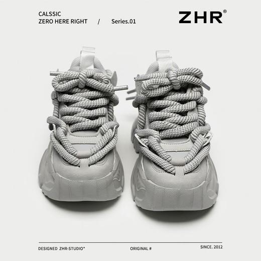 ZHR则则增高5.5cm老爹鞋女2025新款情侣厚底显高耐磨运动休闲鞋 商品图3