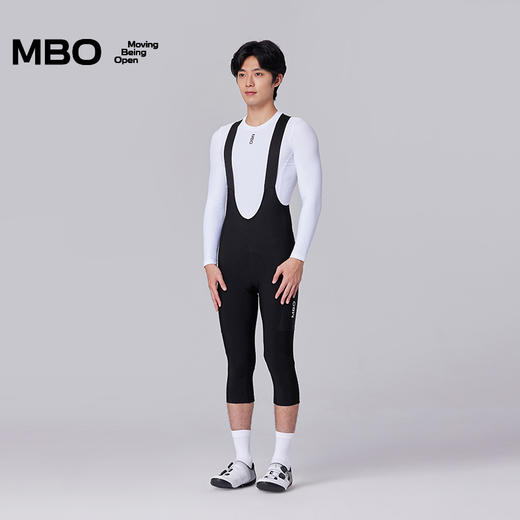 MBO LightWarm™男子秋冬储物抓绒背带骑行七分裤 双箭头 T167C  (经销商专拍链接，非经销商拍单不发货) 商品图3