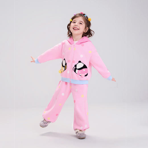 年衣童装女童外套儿童25秋冬新款男孩宝宝连帽卫衣盼达啵啵外套 商品图2