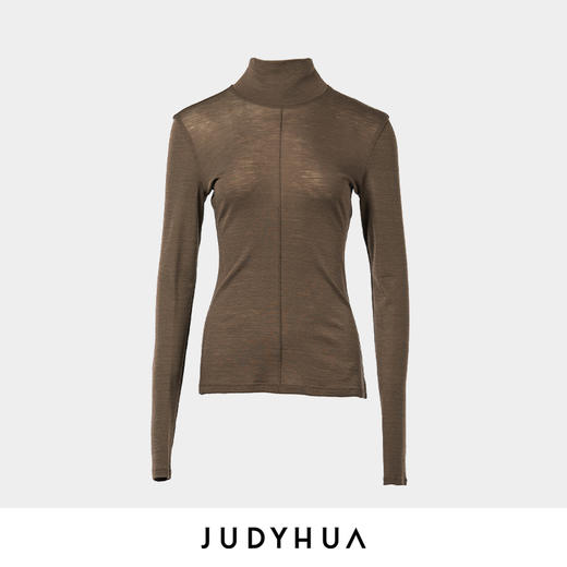 JUDYHUA 绿洲系列高领羊毛上衣 商品图7