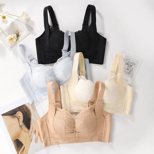 雅黛俪女士文胸聚拢显大反重力提拉收副乳内衣2025新款 商品图5